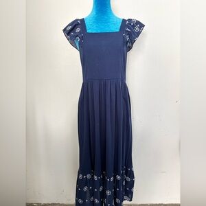 Elegant Navy Blue Dress